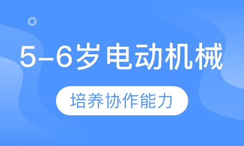 5-6岁电动机械