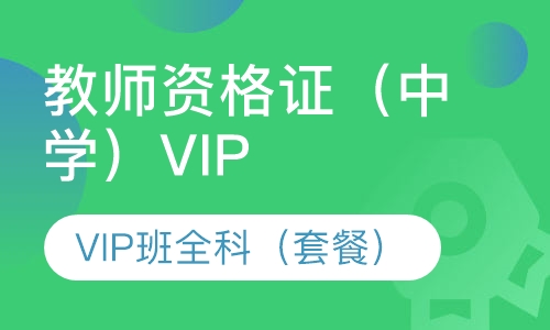 教师资格证（中学）VIP班全科（套餐）