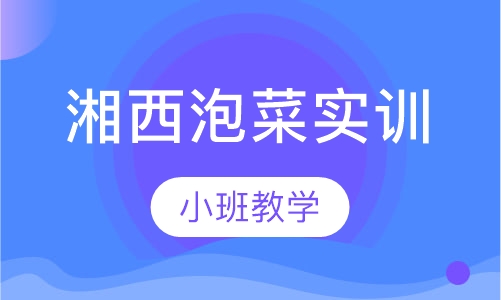 湘西泡菜实训