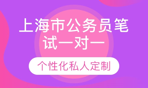 直播课上海市公务员笔试一对一辅导班