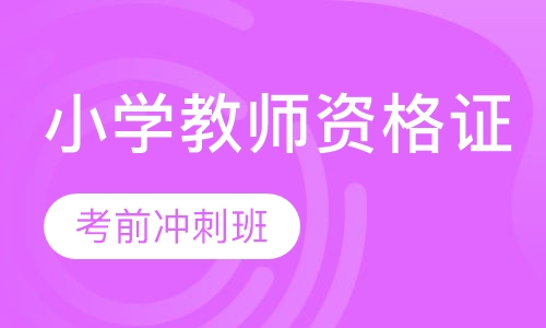 小学教师资格证考前冲刺班