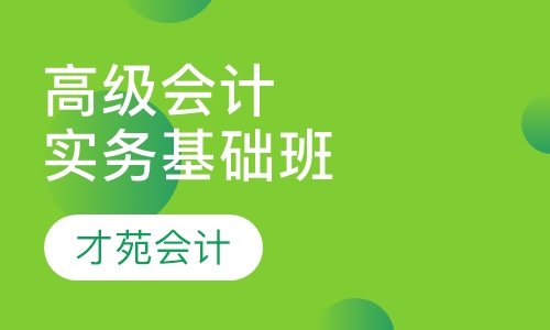 高级会计实务基础班