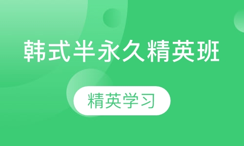 韩式半永久精英班