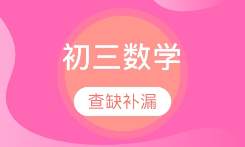 初三数学辅导