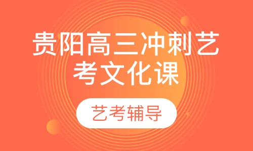 贵阳高三冲刺艺考文化课