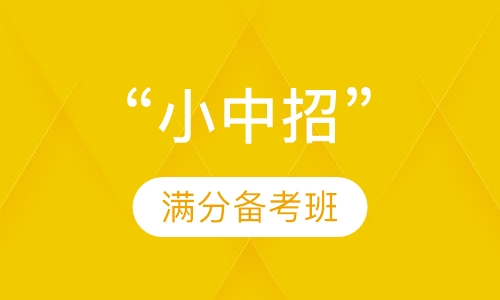 “小中招”满分备考班