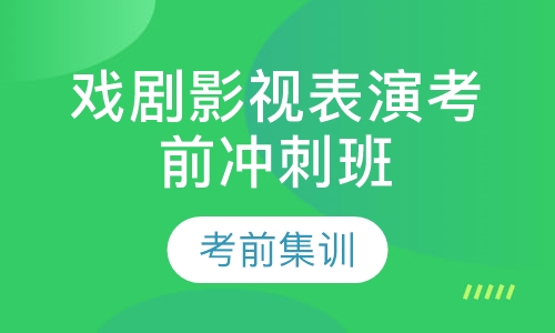 戏剧影视表演考前冲刺班