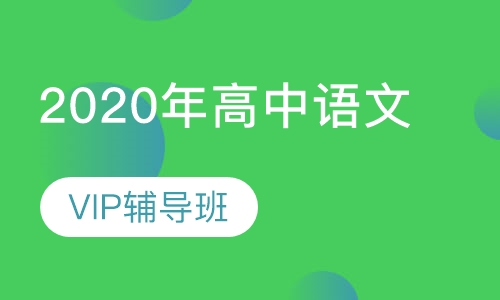 2020年高中语文VIP辅导班