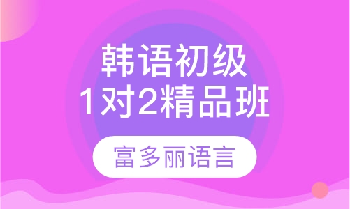 韩语初级1对2精品班