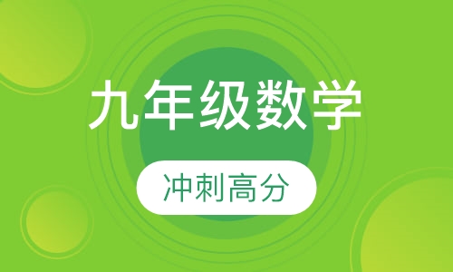 九年级数学一对一辅导课程