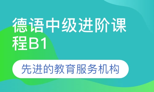 德语中级进阶课程B1
