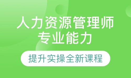 人力资源管理师专业能力提升
