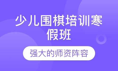 少儿围棋培训寒假班