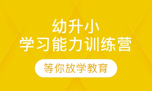 幼升小学习能力训练营