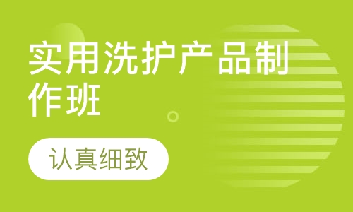 实用洗护产品制作班
