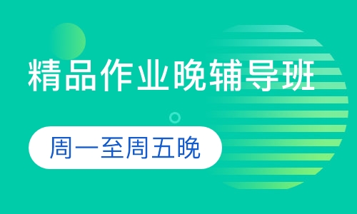 精品作业晚辅导班