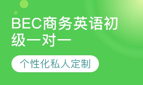 直播课BEC商务英语初级一对一辅导过线班