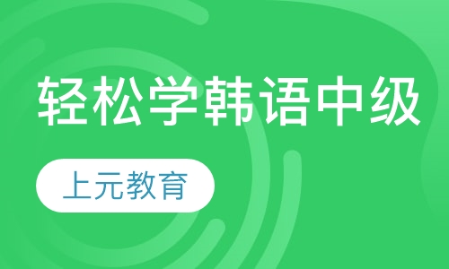 轻松学韩语中级