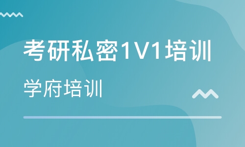考研私密1V1培训