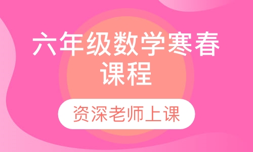六年级数学寒春课程