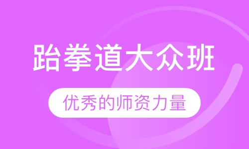 跆拳道大众班