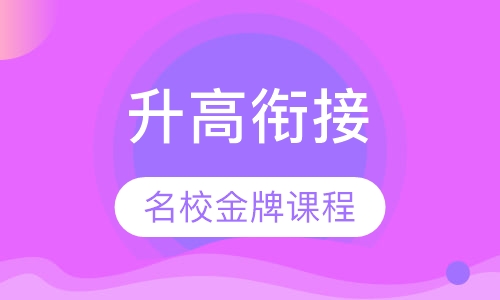 寒暑假初升高衔接名校金牌课程