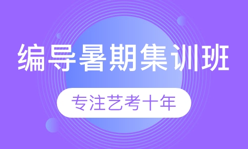 艺考编导暑期集训