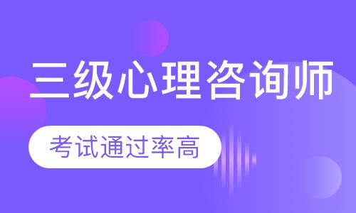 三级心理咨询师培训