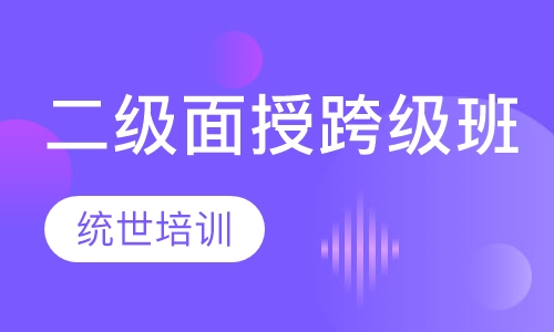 二级面授跨级班