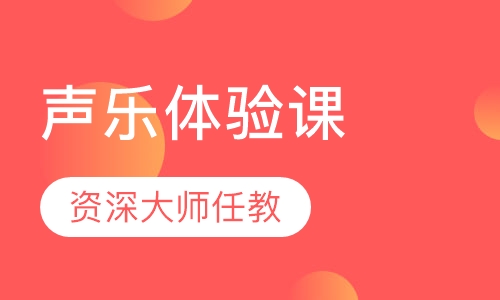 声乐体验课