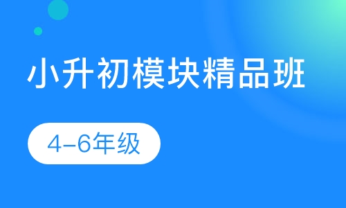小升初模块精品班