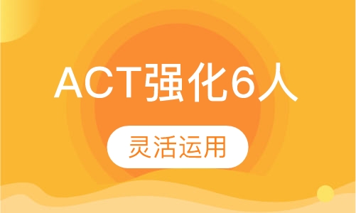 ACT强化6人班