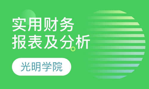 实用财务报表及分析