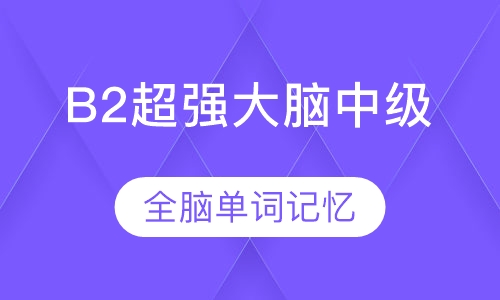 B2超强大脑中级课程