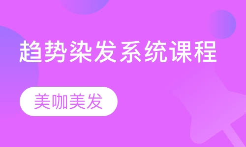 趋势染发系统课程