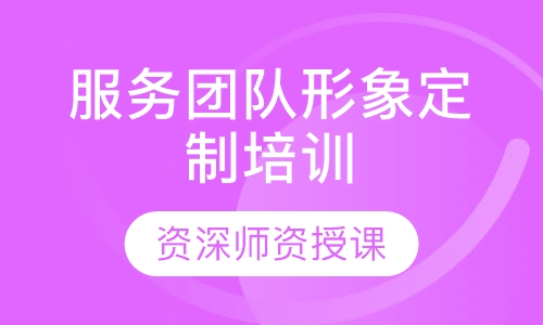 服务团队形象定制培训