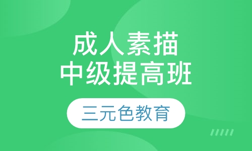 成人素描中级提高班