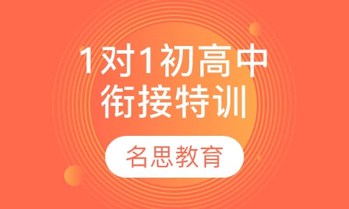 1对1初高中衔接特训