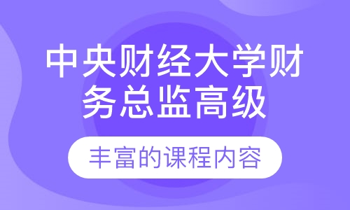 中央财经大学财务总监高级研修班