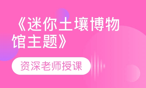 《迷你土壤博物馆主题》课程