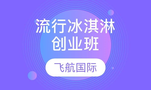 流行冰淇淋创业班