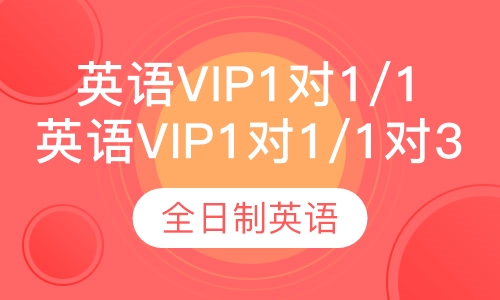 英语vip1对1/精品1对3