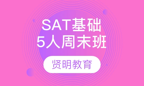 SAT基础5人周末班