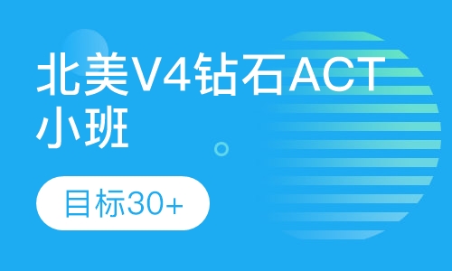 北美V4钻石ACT小班