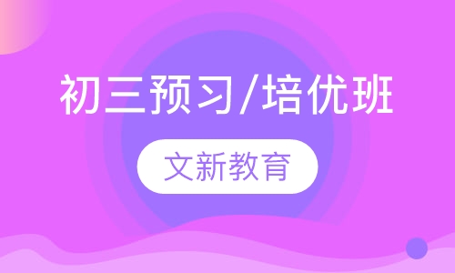 初三课程预习/培优班