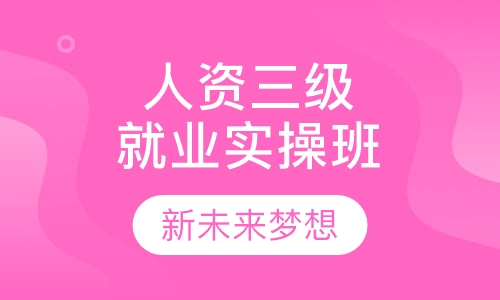 人力资源三级就业实操班