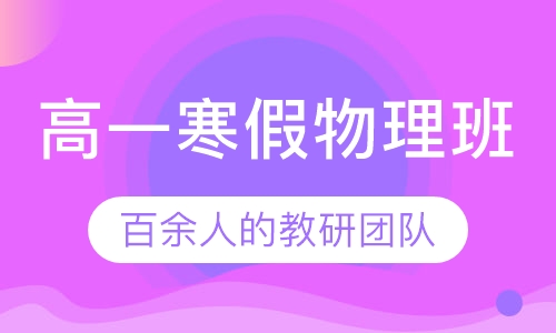 高一寒假物理班1