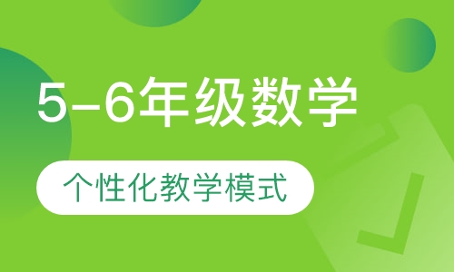 5-6年级数学1对1辅导