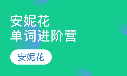 安妮花单词进阶营
