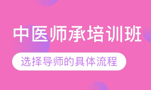 中医师承培训班